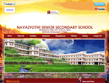 Tablet Screenshot of navajyothischooledathotty.com
